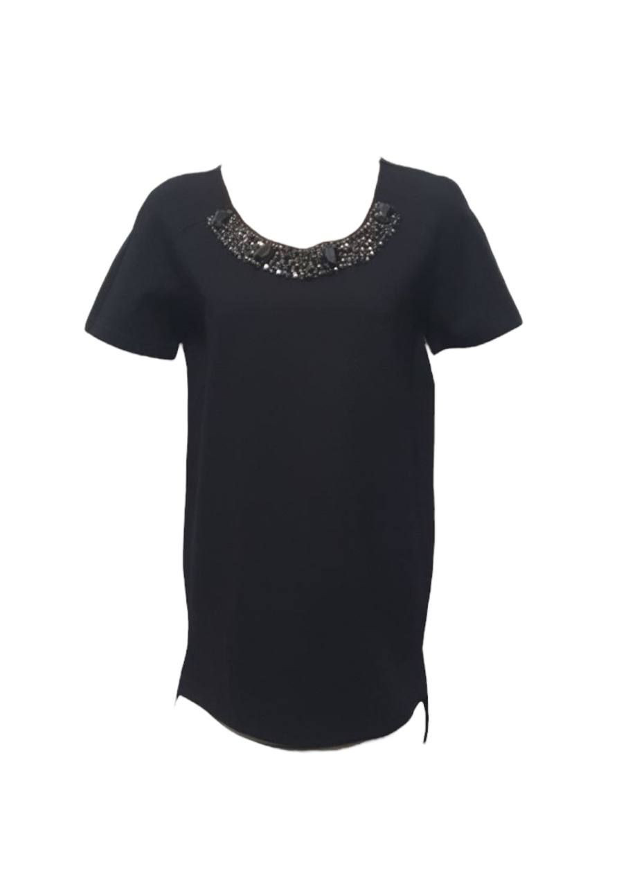 Чорна блуза чорний Silvian Heach