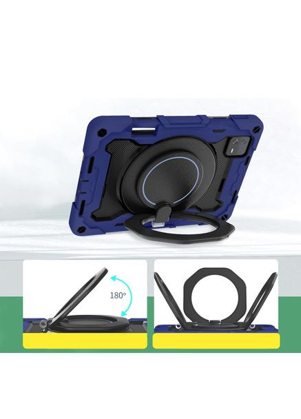 Броньований протиударний чохол-підставка з кріпленням для стілусу для Xiaomi Mi Pad 6 / 6 Pro 11" Blue BeCover (360422420)