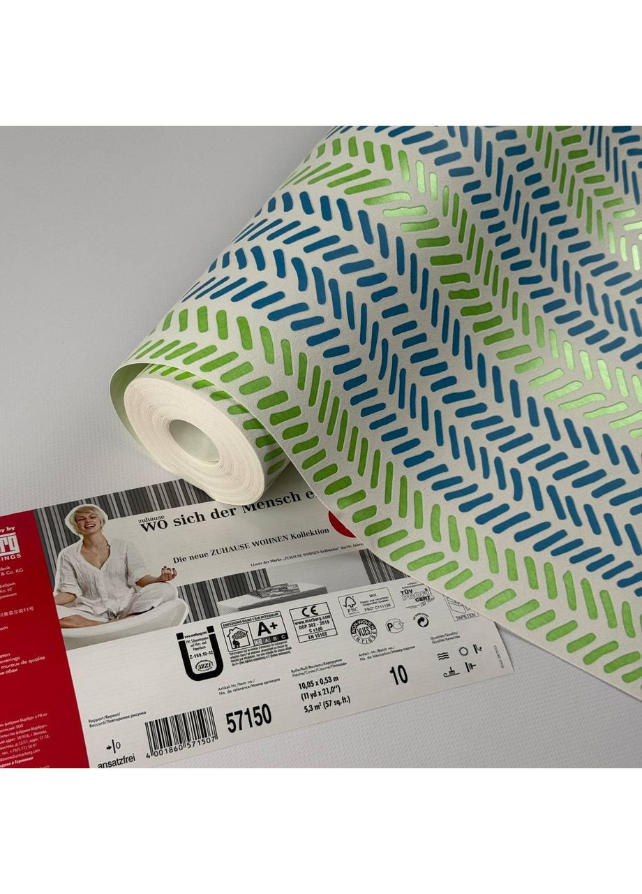 Шпалери вінілові на флізеліновій основі 57150 (0.53), рулон 10 м MARBURG (371776196)