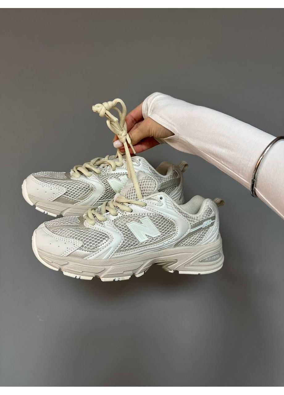 Бежевые демисезонные кроссовки мужские new balance 530 cream нью беланс 530 No Brand