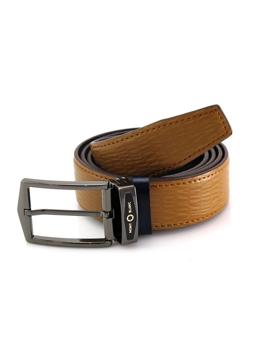 Шкіряний ремінь коричневий No Brand (345646881)