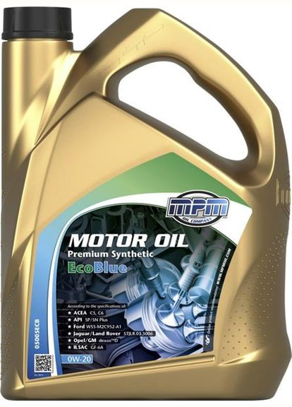 Моторное масло SYNTHETIC ECOBLUE 0W20 MPM (303281306)
