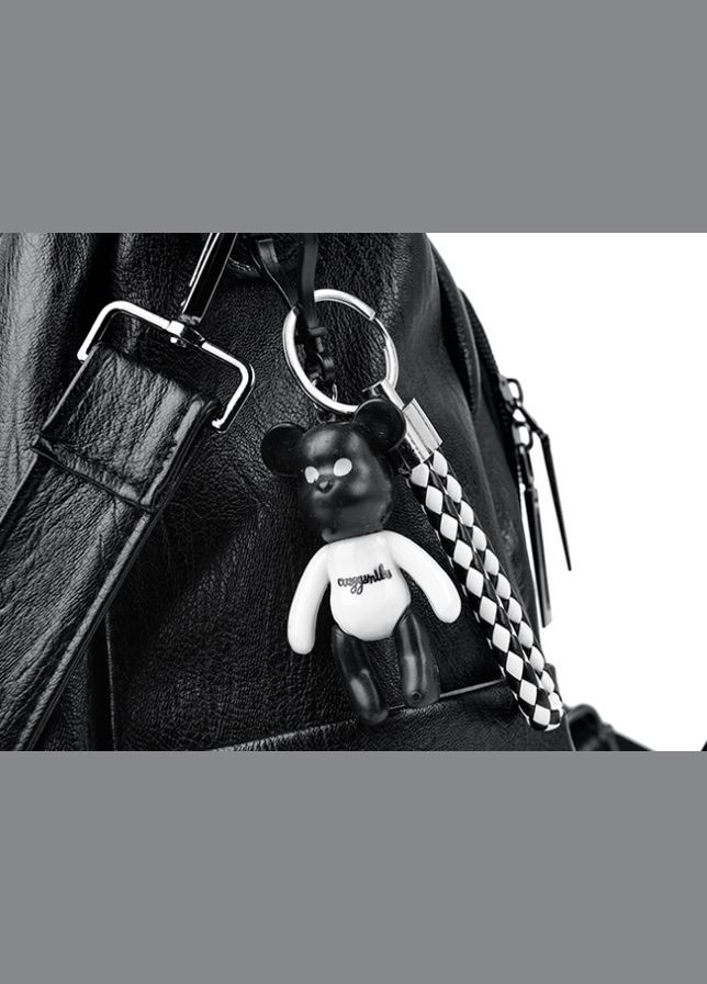 Женский городской рюкзак сумка большая сумка-рюкзак трансформер черный OEM (336551430)