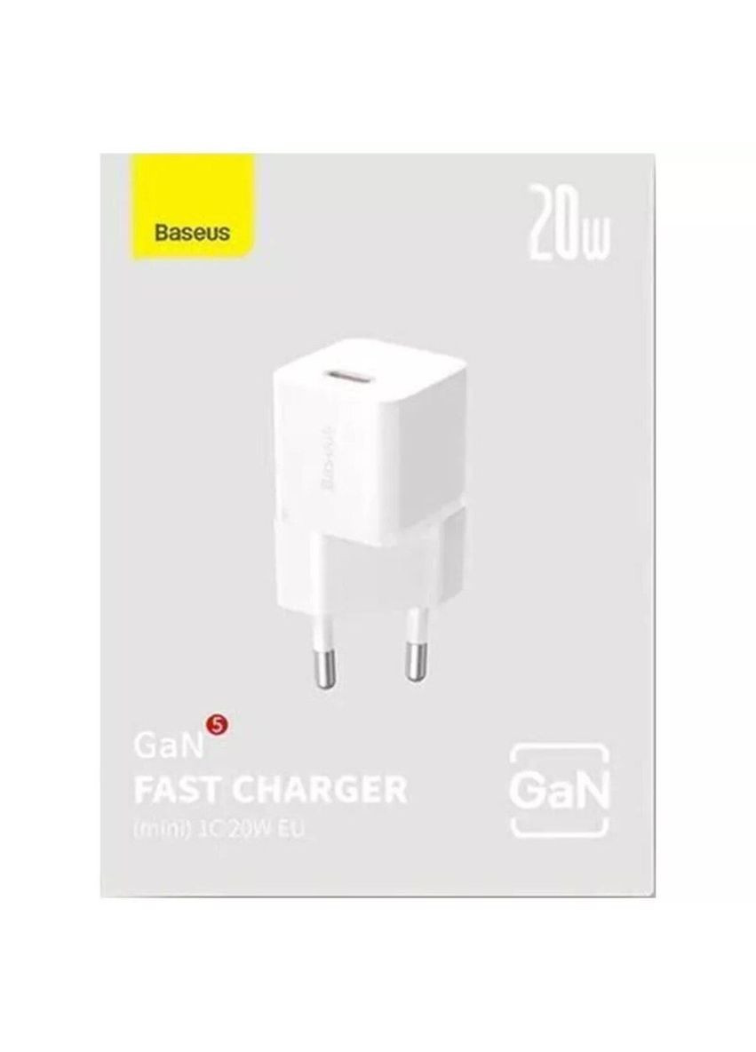 Сетевое зарядное устройство для GaN5 Fast Charger(mini) 1C 20W EU White Baseus (322231872)