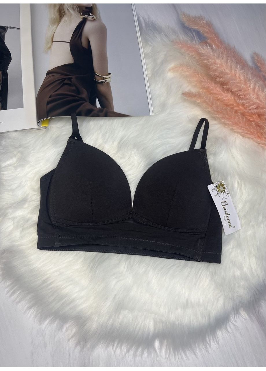 Графитовый топ топ из push up без косточек Beisdanna без косточек полиамид, эластан