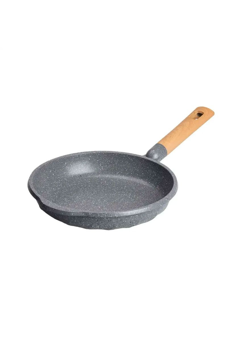Алюминиевая сковорода 1,5 л, мраморное антипригарное покрытие Ø 26 см, толстое дно MGC серый Jooki (358706439)