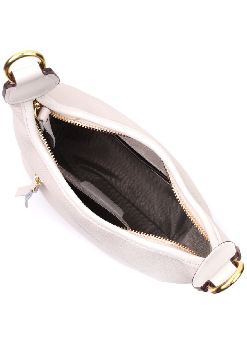 Сумка жіноча шкіряна через плече 22628 Біла Vintage (302008141)