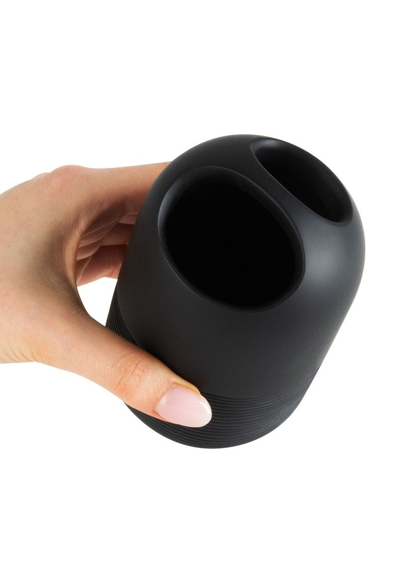 Подставка для зубных щеток и пасты MBM MY HOME Boston Черная (BA-03 BLACK) MVM (301002273)