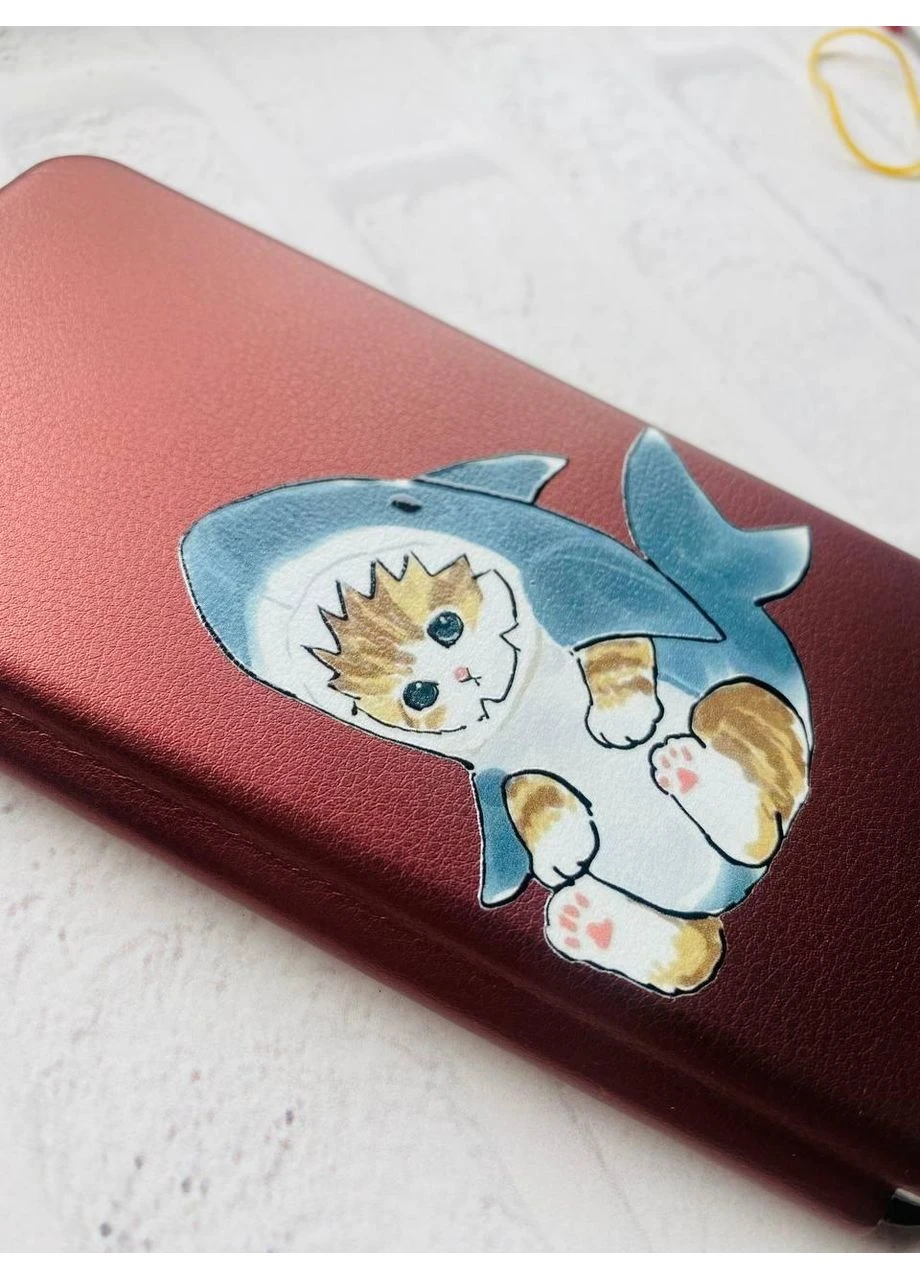 Чехол книжка с рисунком для Samsung Galaxy A12:: Котёнок (принт 120) Creative (360697039)