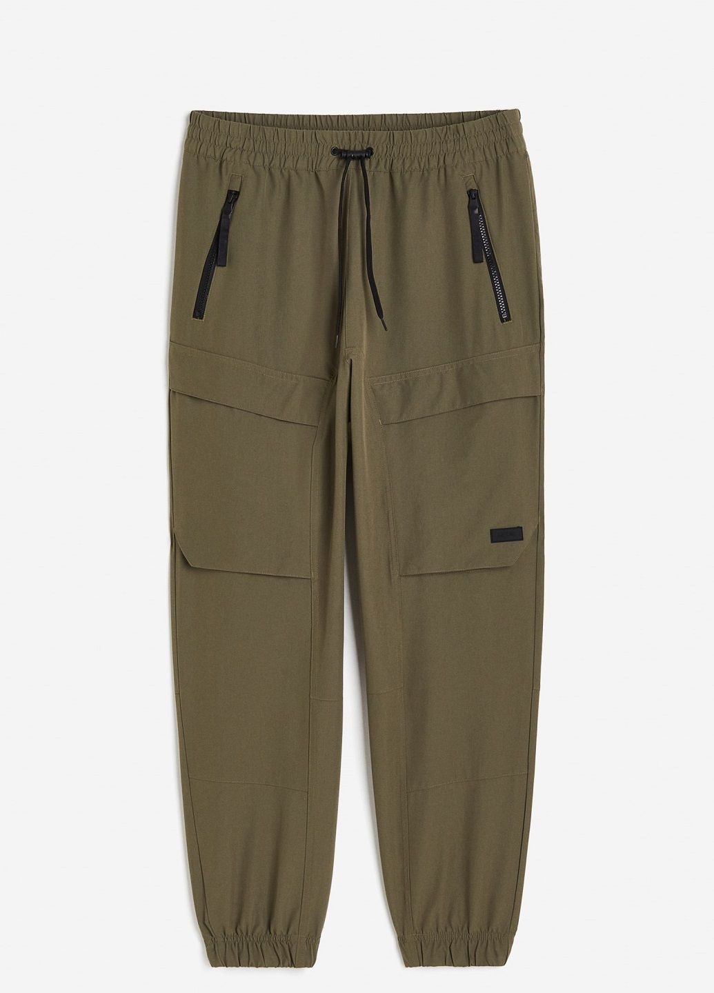 Хаки спортивные демисезонные брюки H&M