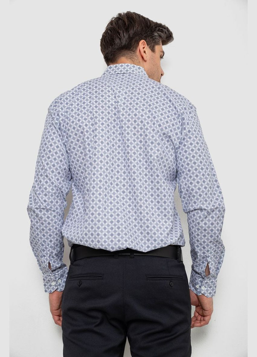 Сорочка чоловіча з принтом, колір білий, Ager (336884761)