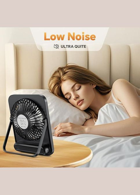 Вентилятор настольный аккумуляторный USB с дисплеем, портативный бездротовой Hofmy Po Fanu (351563223)
