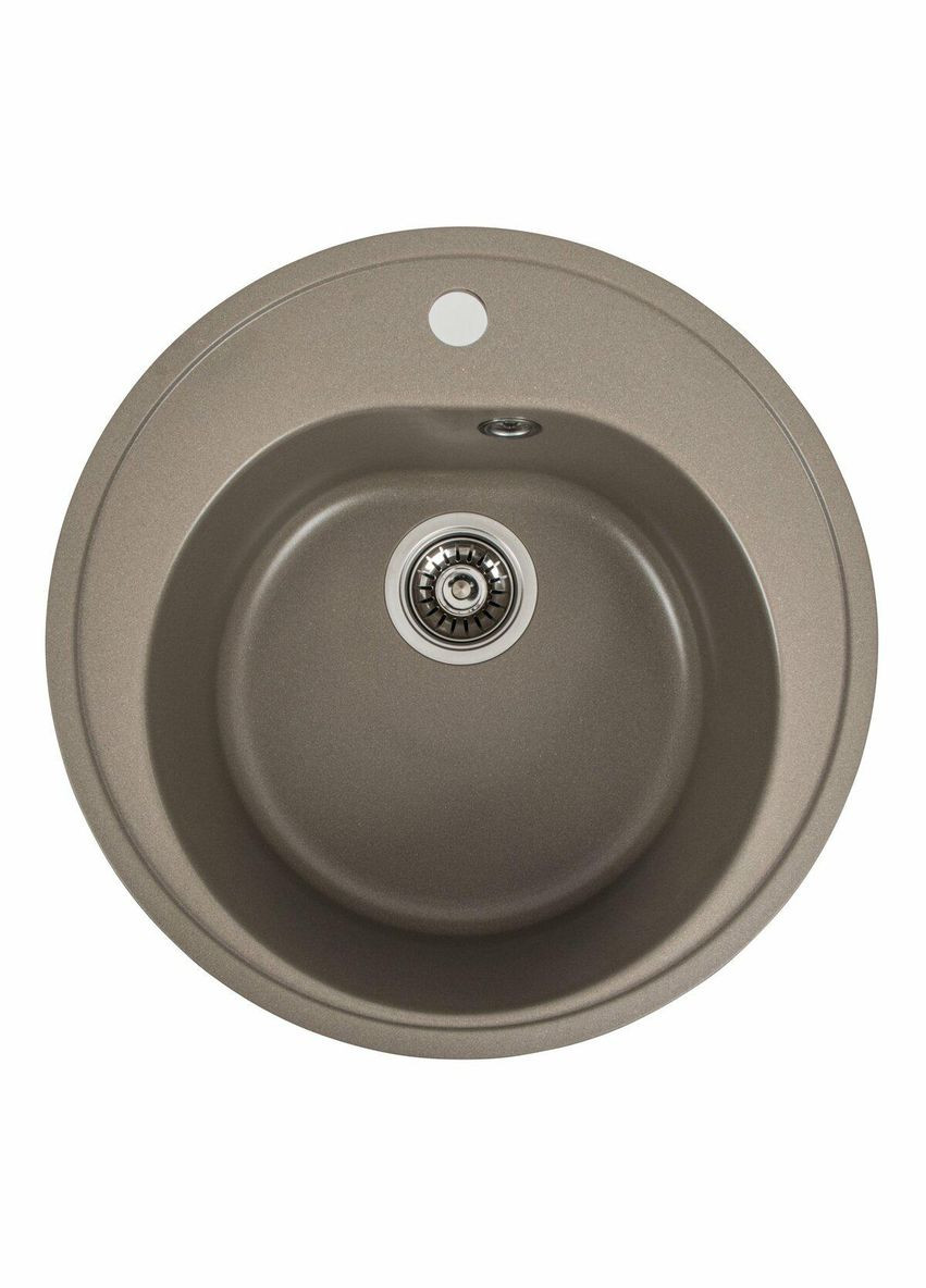 Гранитная мойка для кухни 510 LUNA матовая Титан Valeso (342069577)