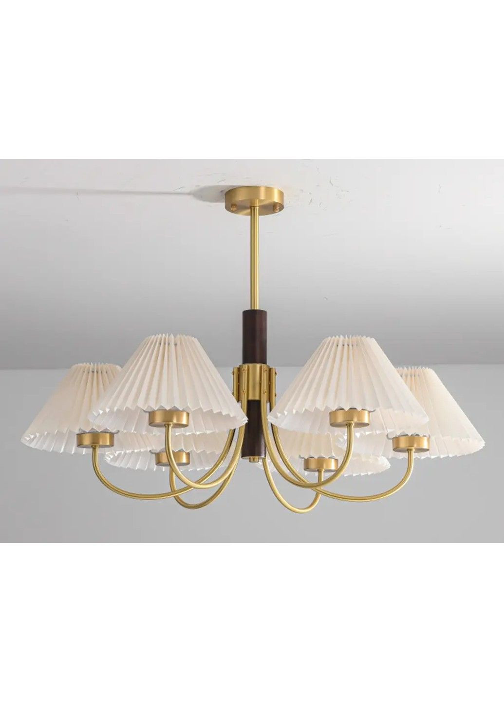 Светодиодная люстра Звон 6006 (Золотая) на 6 плафона No Brand (331640483)