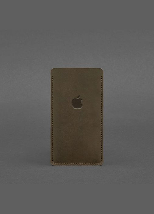 Шкіряний чохол для iPhone 13 Темно-коричневий Crazy Horse (A-027656) BlankNote (329899478)