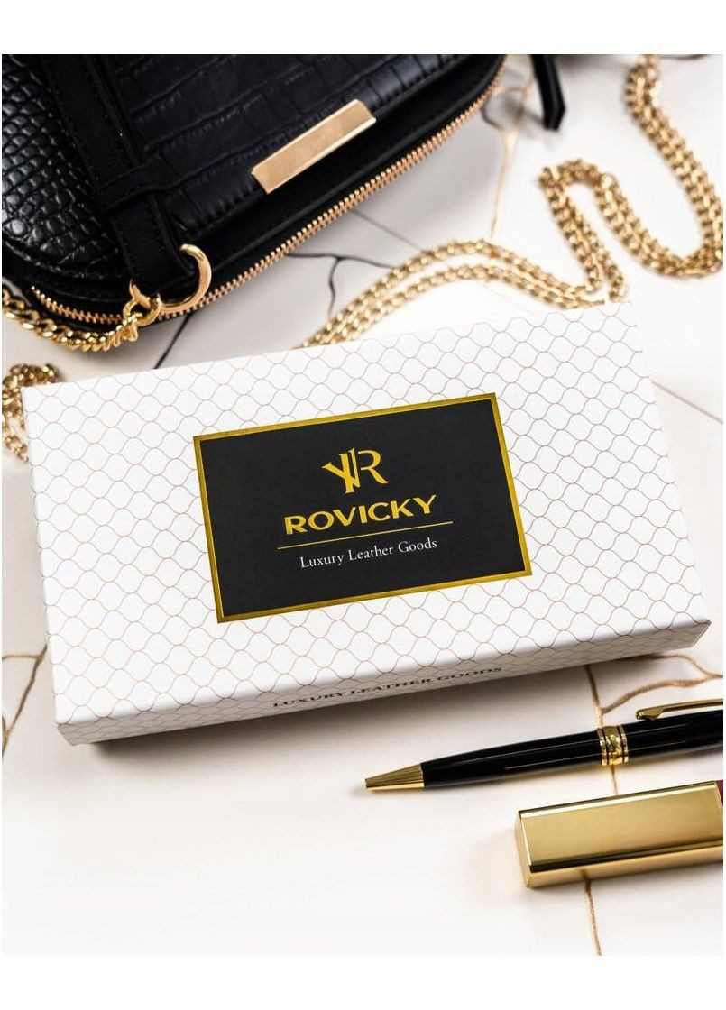 Жіночий шкіряний гаманець Rovicky (291020333)