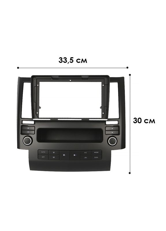 Перехідний штатний комплект з проведенням 9" Infiniti FX35 FX45 2003-2006 canbus (1234-305) Інфініті 1 шт. Lesko (349729891)