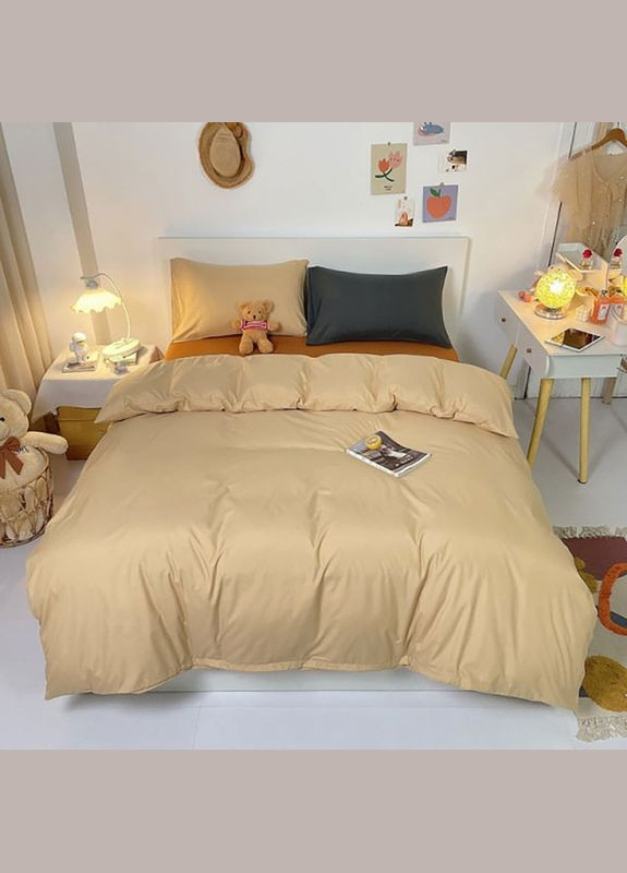 Постільна білизна COLORFUL № 1 Ранфорс Двоспальна на резинці MERISET (278255921)