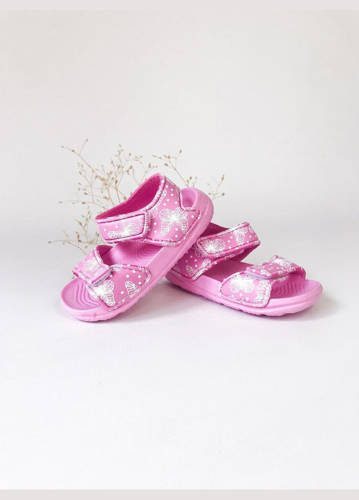 Розовые детские сандалии 21 г 12 см розовый артикул ш150 BBT
