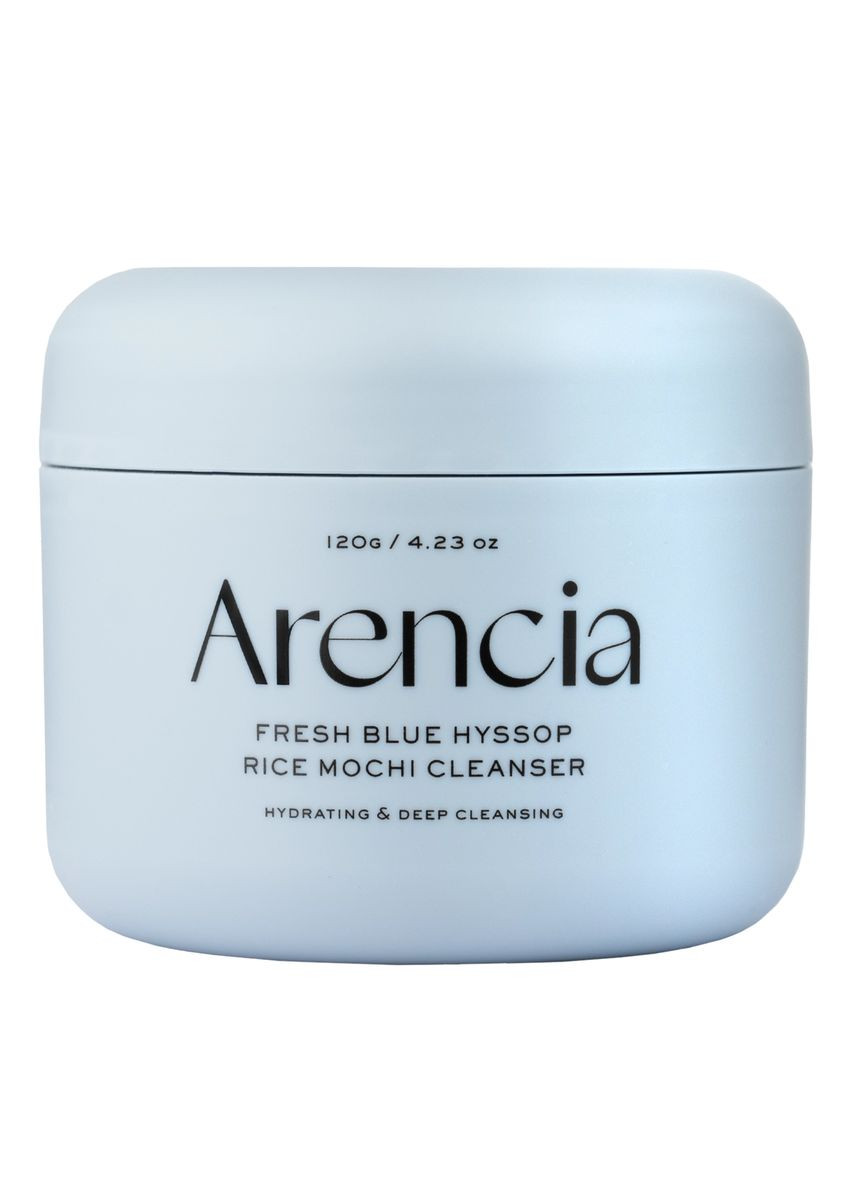 Пенка для умывания увлажняющая Fresh Blue Hyssop Rice Mochi Cleanser, 120 г Arencia (350201958)