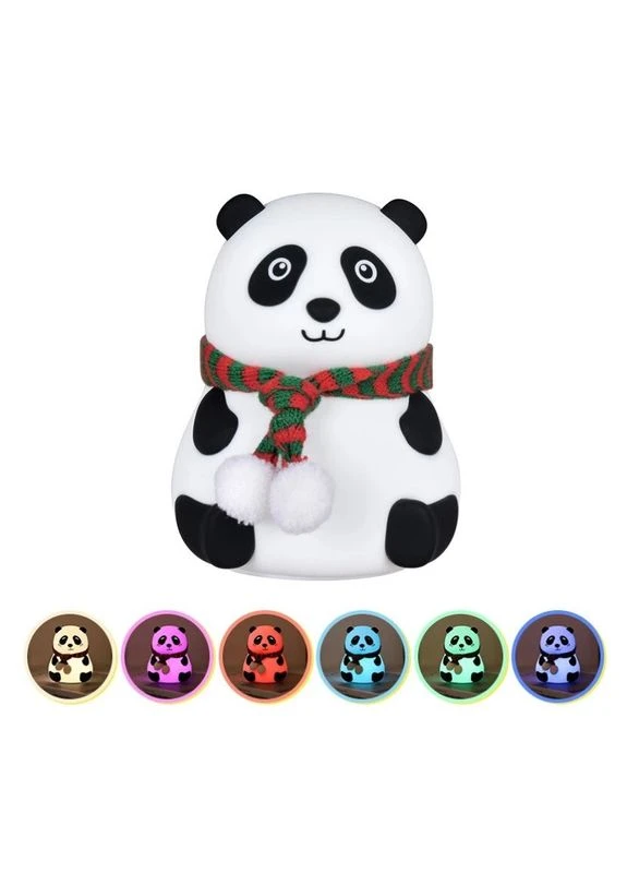 Нічний світильник силіконова панда Light Panda з акумулятором (3_04053) No Brand (395875992)