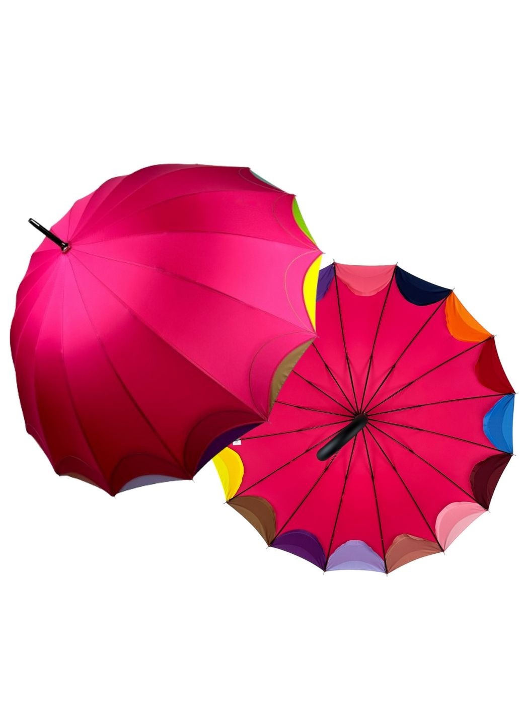 Женский зонт-трость полуавтоматический d=102 см Susino (288048160)