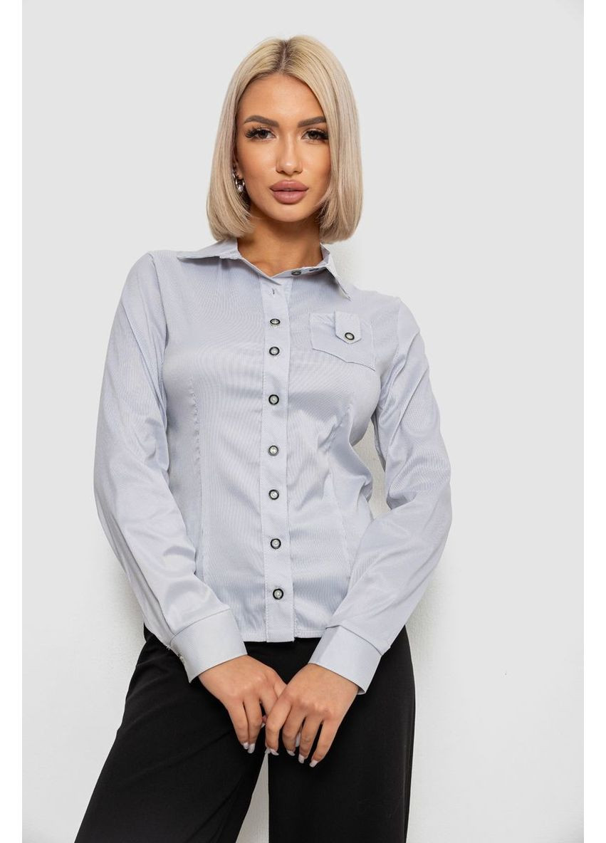 Светло-серая рубашка Ager