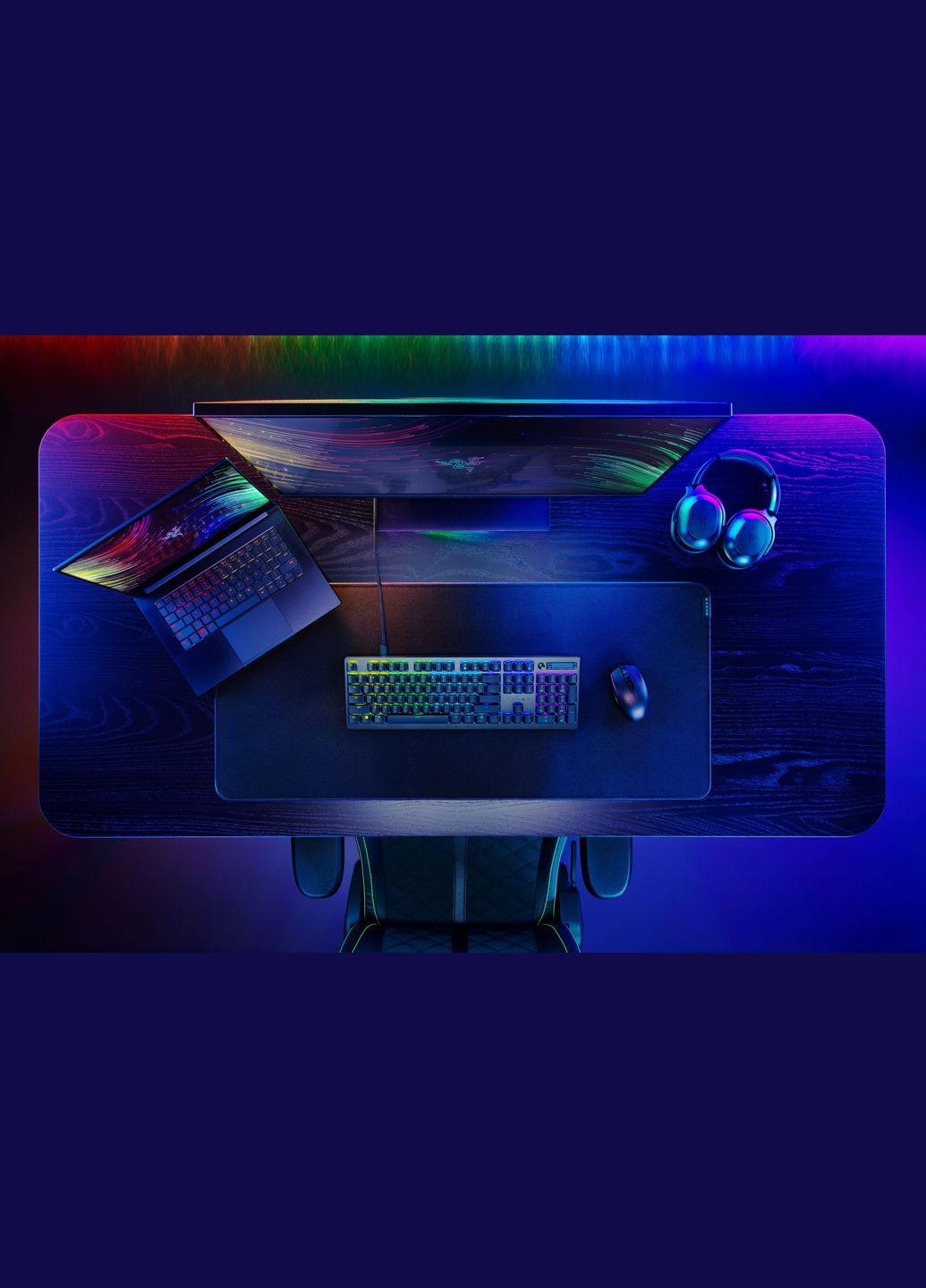Клавиатура механическая DeathStalker V2 105key, Red Switch, USB-A, EN/RU, RGB, черный Razer (329997172)