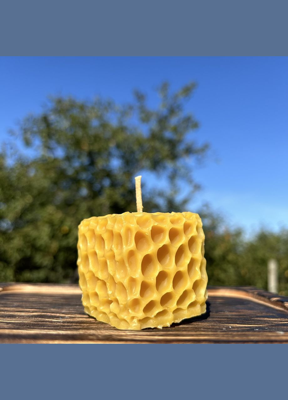 Свічка воскова фігурна кубик МЕД ПОШТОЮ (322149019)