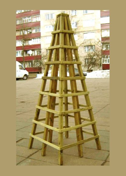 Опора-тин з дерева Белайт сієна (ОДВ-000405) No Brand (328960120)