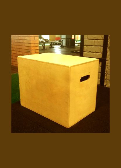 Тумба для кроссфита из дерева Тегеран карри (ТКФ-000103) No Brand (328910423)