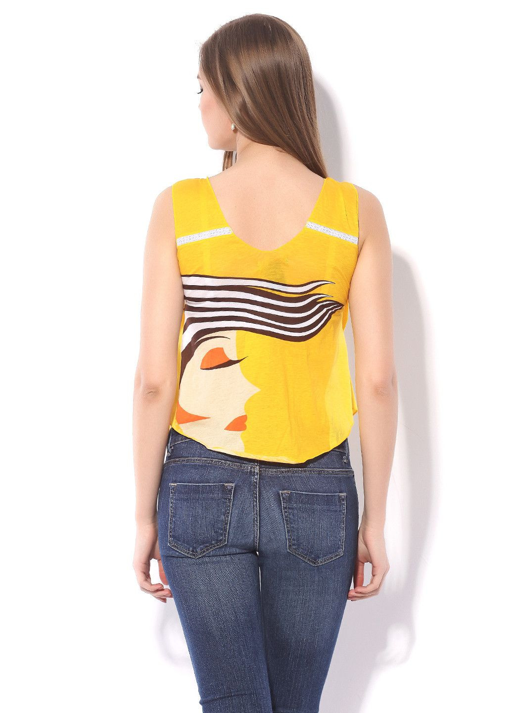 Топ Желтый Custo Barcelona (322117031)
