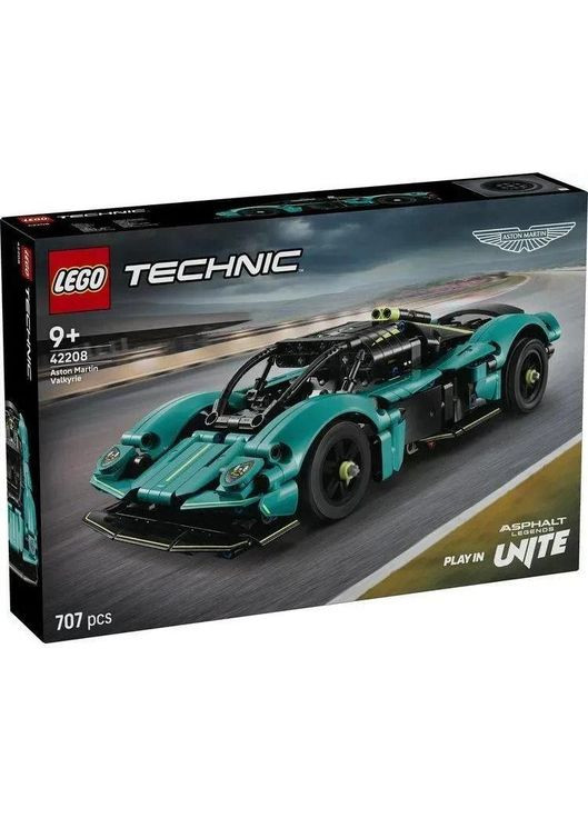 Конструктор Technic Aston Martin Valkyrie (42208) Lego (337311487)