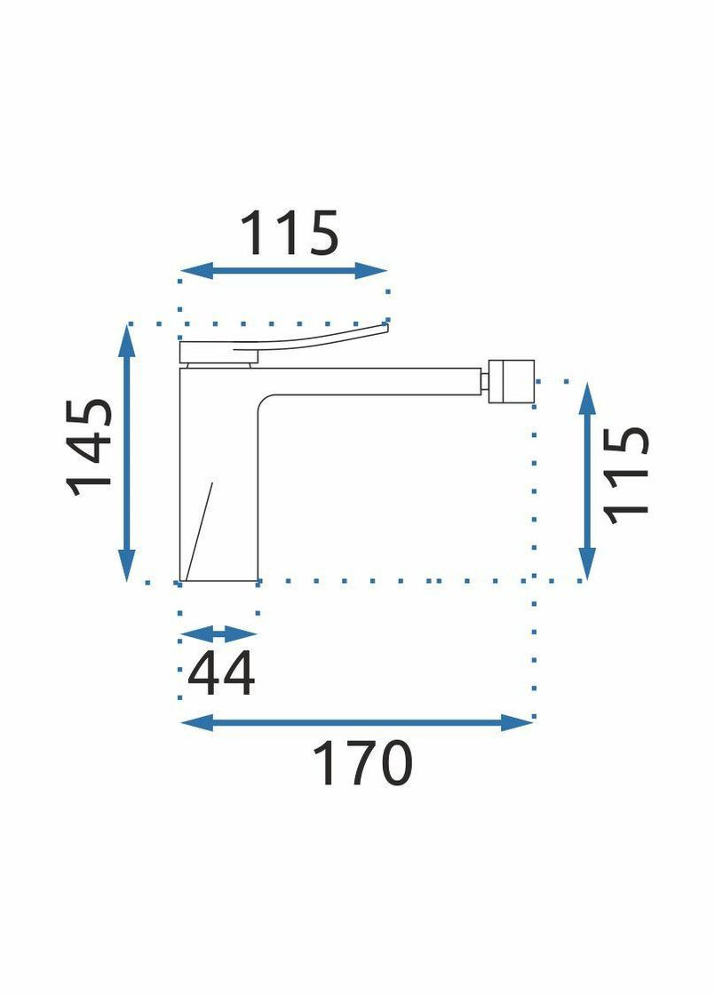 Змішувач для біде SOUL BLACK чорний * Rea (329433671)