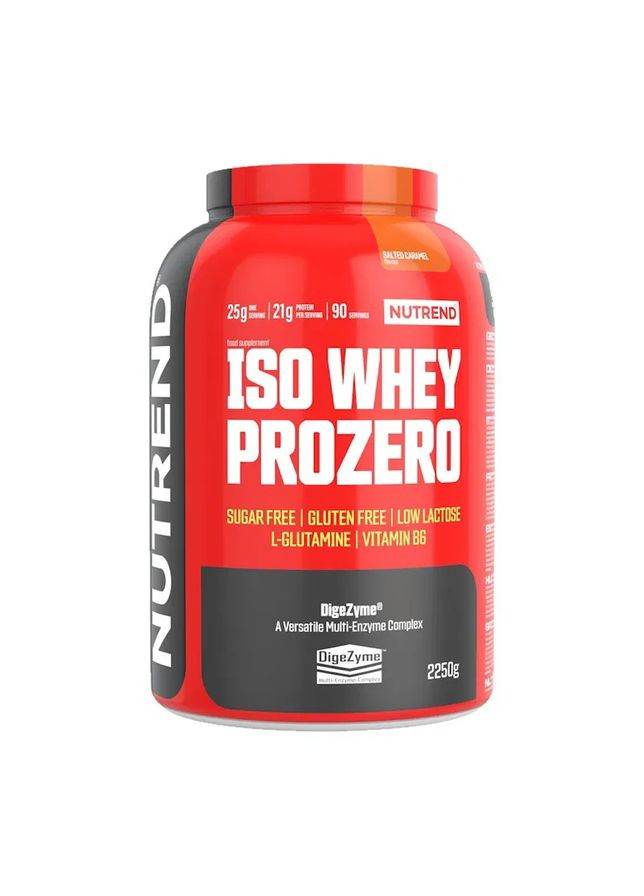 Протеїн Iso Whey Prozero Солона карамель 2250 г Nutrend (361114816)