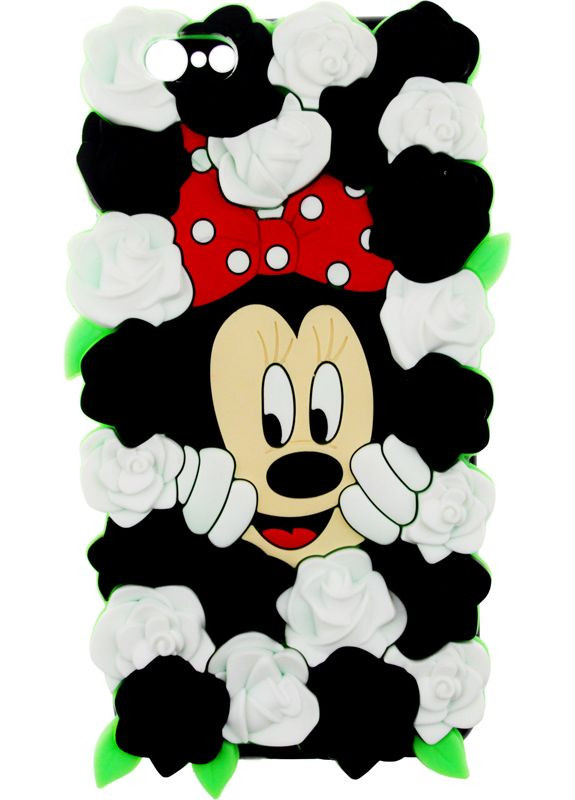 Чехол-накладка TPU Fluffy Case IPhone 6 Plus/6S Plus Mini Mouse Black Toto (301781077)