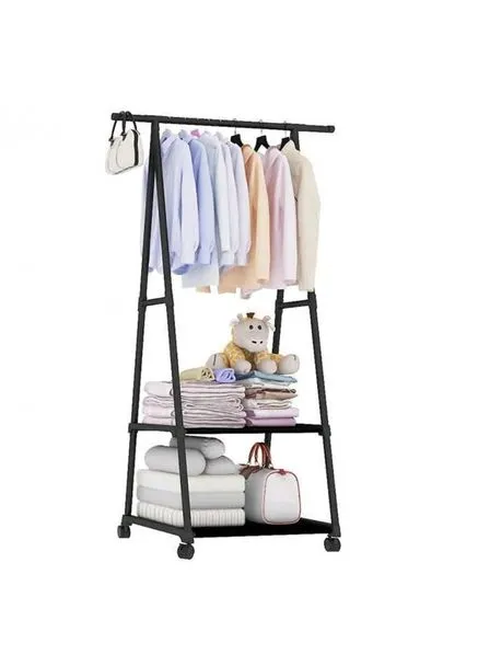 Універсальна міцна підлогова пересувна стійка вішалка для одягу Coat Rack Digital (388597576)