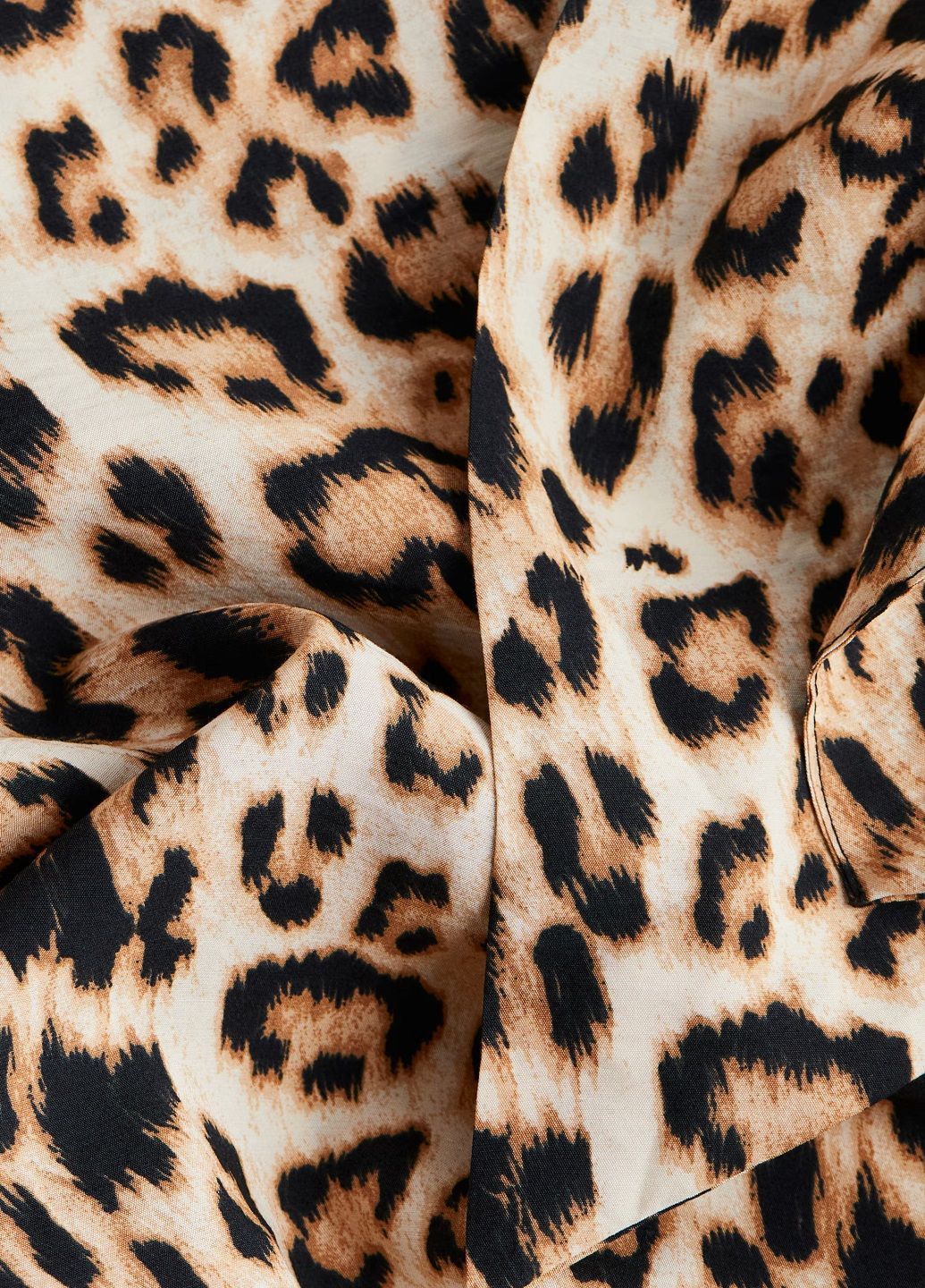 Бежевое праздничный платье H&M леопардовый