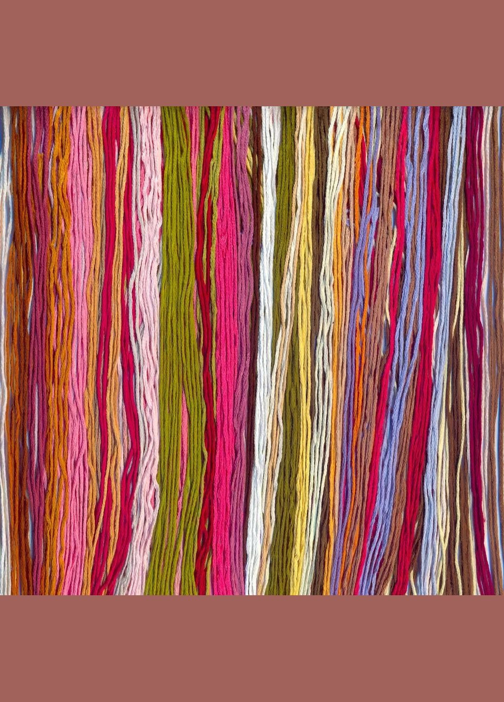 Набор для вышивания по нанесённой на канву схеме "Pink rose".AIDA 14CT printed, 46*40 см Joy Sunday (313614298)