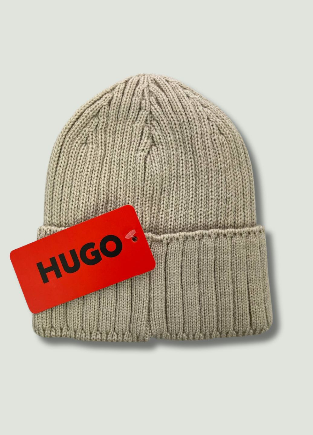 Зимняя шапка бини на флисе - HUGO No Brand Шапка біні (362697743)