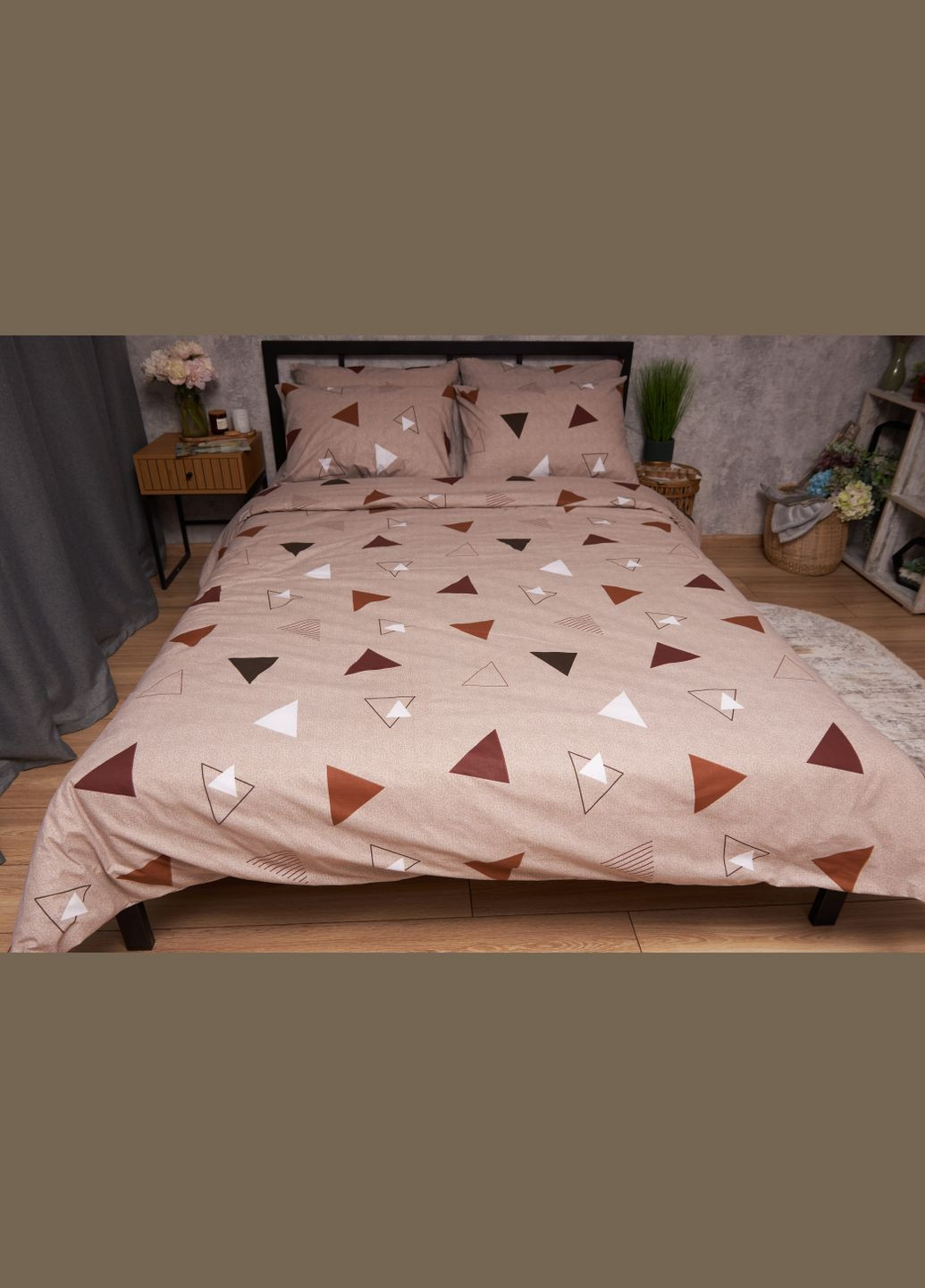 Комплект постельного белья Бязь Gold Люкс «» King Size 220x240 наволочки 4х70х70 (MS-820005534) Moon&Star Delta (296909682)