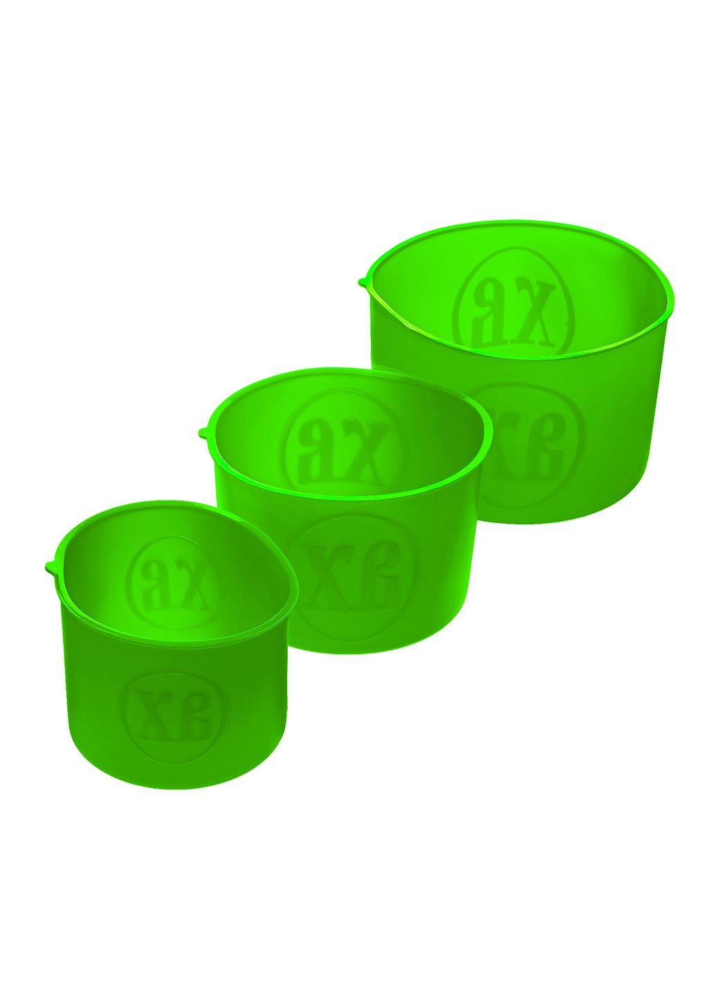 Набор из 3 силиконовых форм для выпечки пасхи и куличей (паски) A-Plus (284741429)