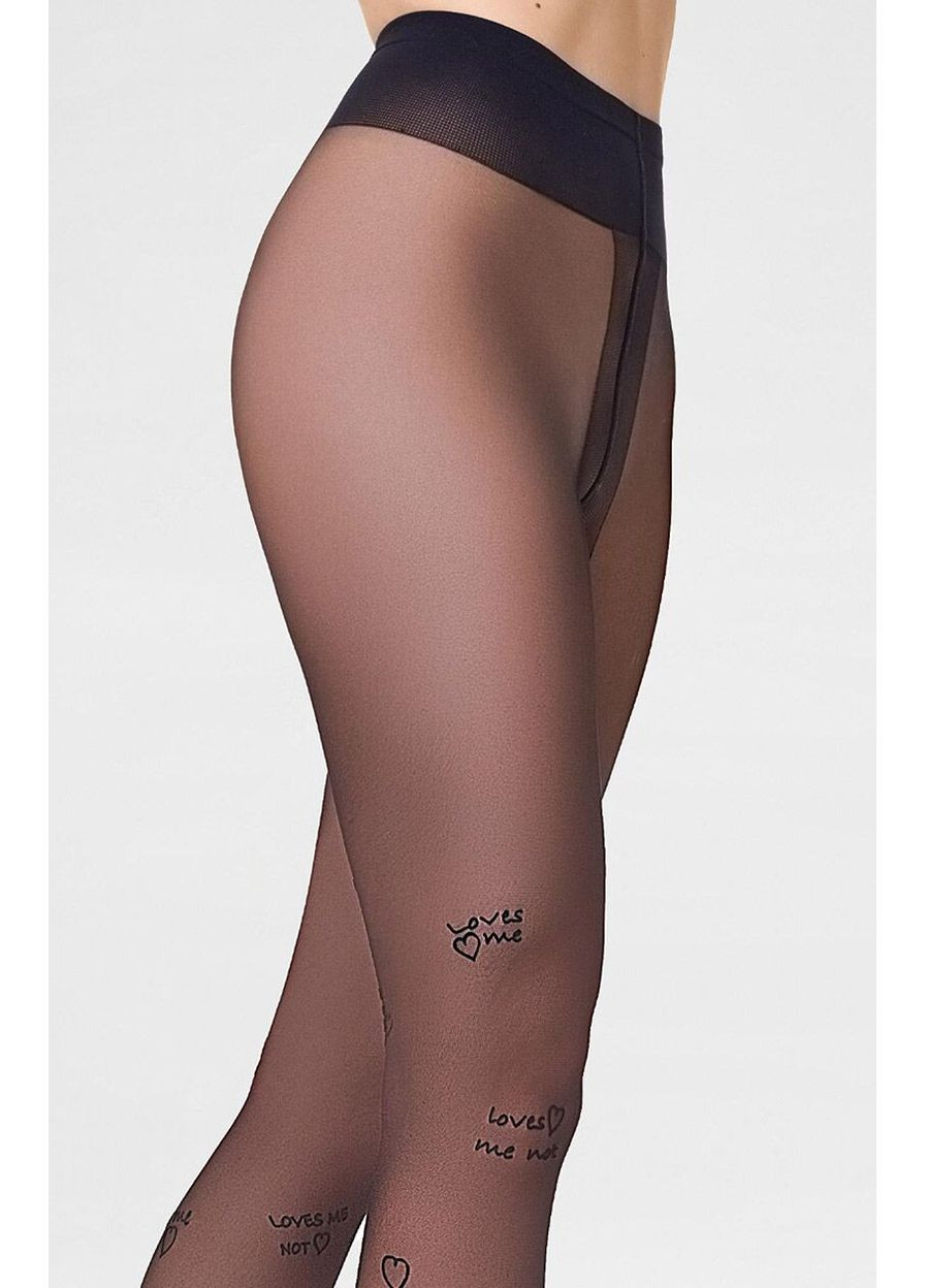 Колготки в сердечка з написом 40 den Allure F13 Marilyn (364688244)