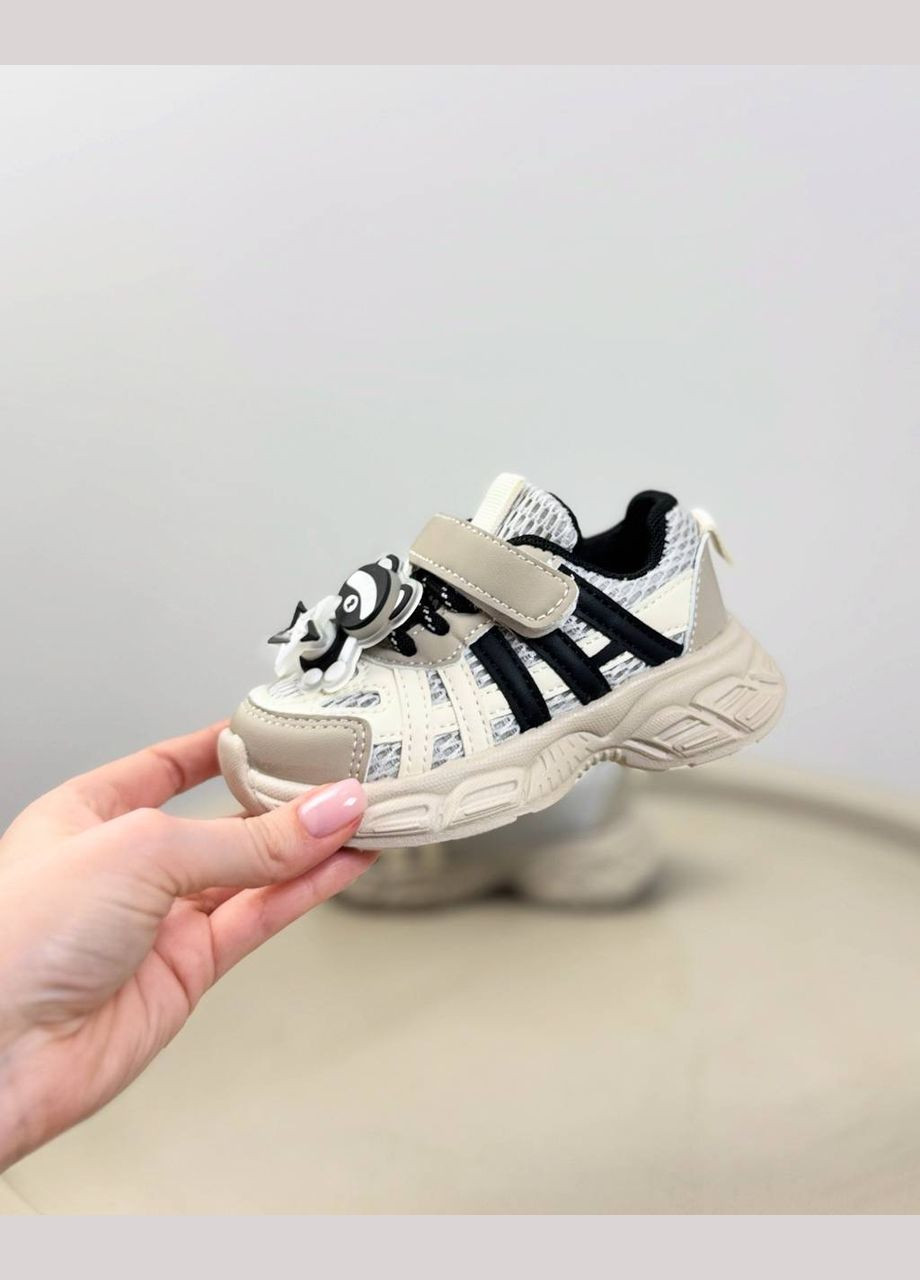 Сірі всесезонні дитячі кросівки сірі 1482 No Brand