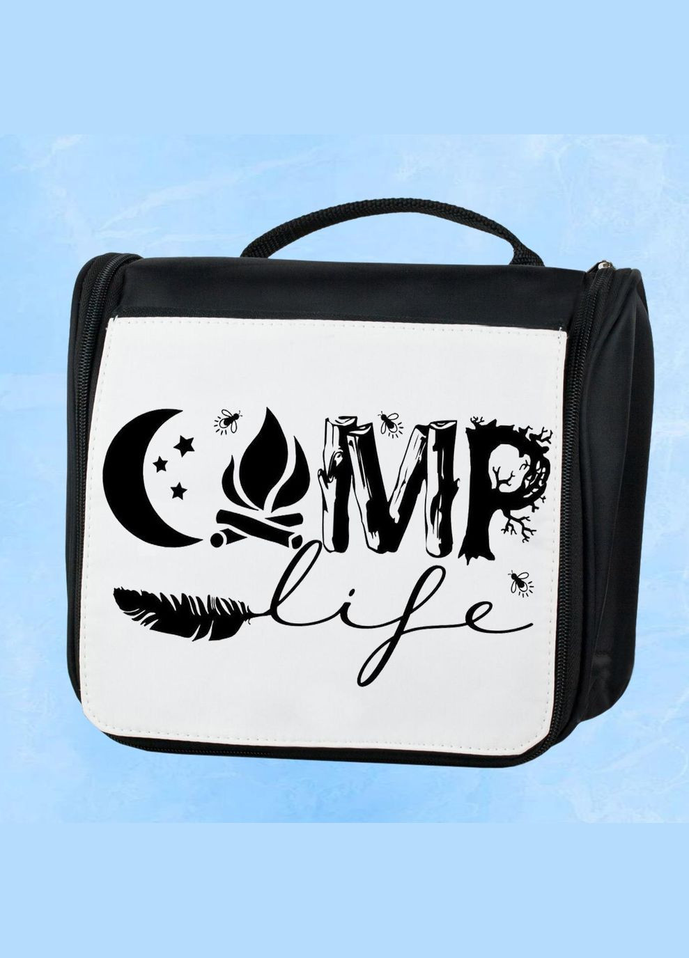 Дорожня сумка - органайзер для косметики несессер Кемпінг #32 Чорна No Brand (318677375)