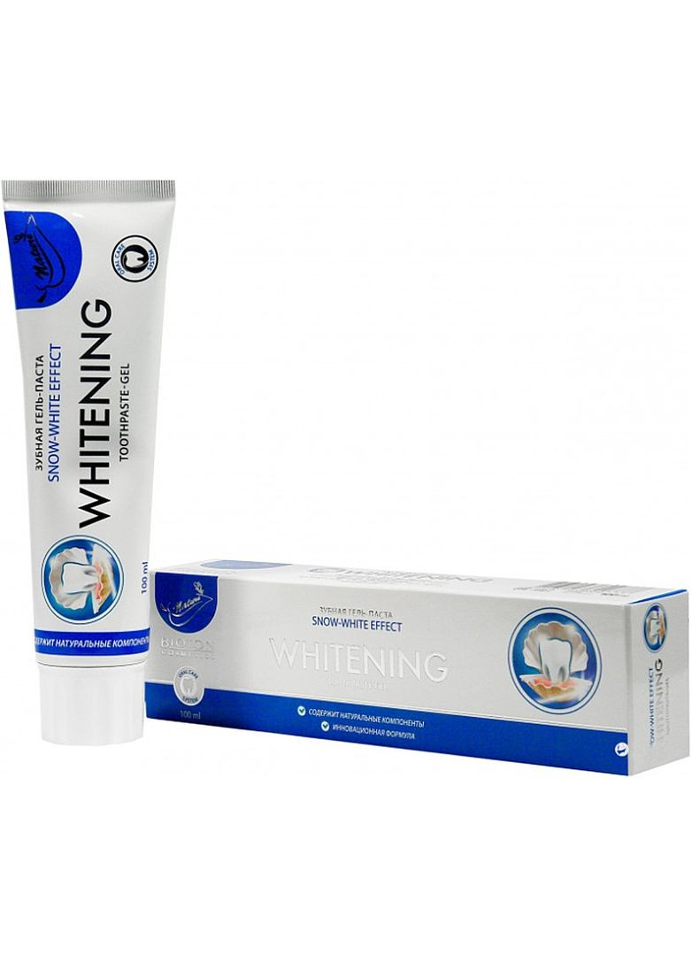 Отбеливающая зубная паста-гель Biosense Whitening Toothpaste Gel 100ml (2-811325) BIOTON COSMETICS (369795707)