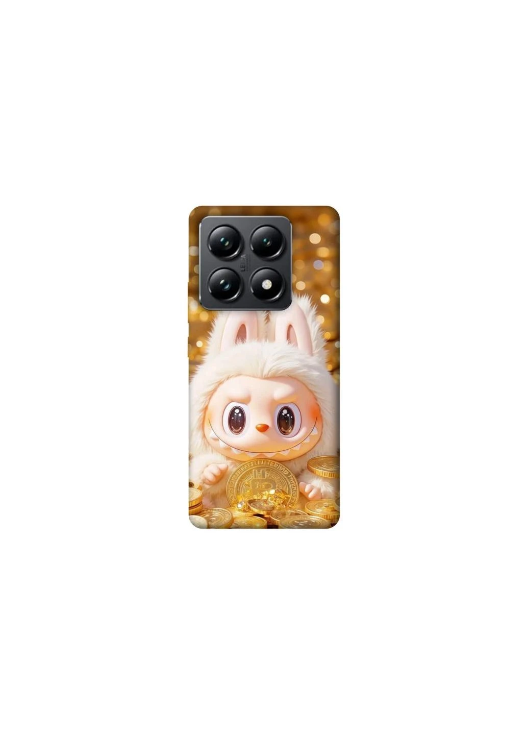 Чохол на Xiaomi 14T Pro Bitcoin Labubu Frontalka (354683608)