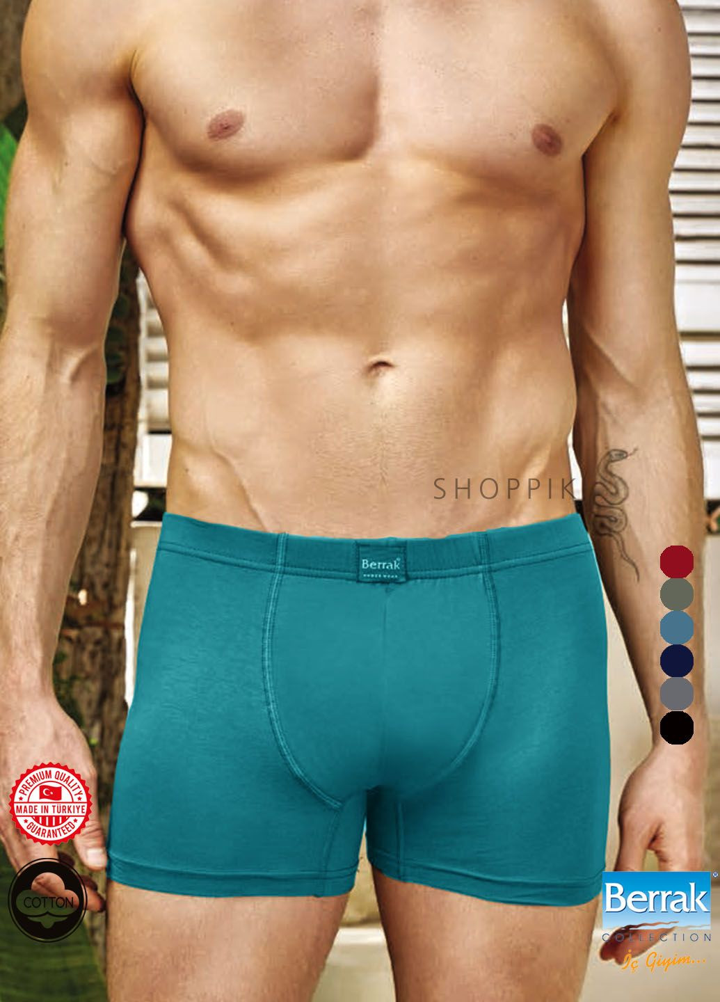 Труси боксери чоловічі 4498 Berrak Боксери (330825195)