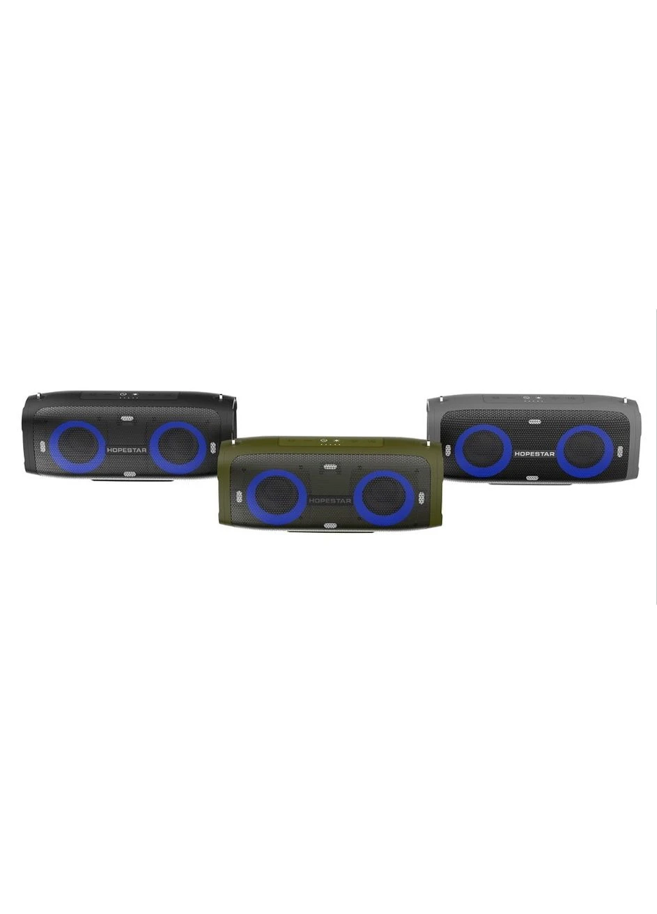 Портативная колонка A6 PARTY 30Вт USB, AUX, FM, Bluetooth синяя/черная/зеленая (AM-966) XPRO (392932724)