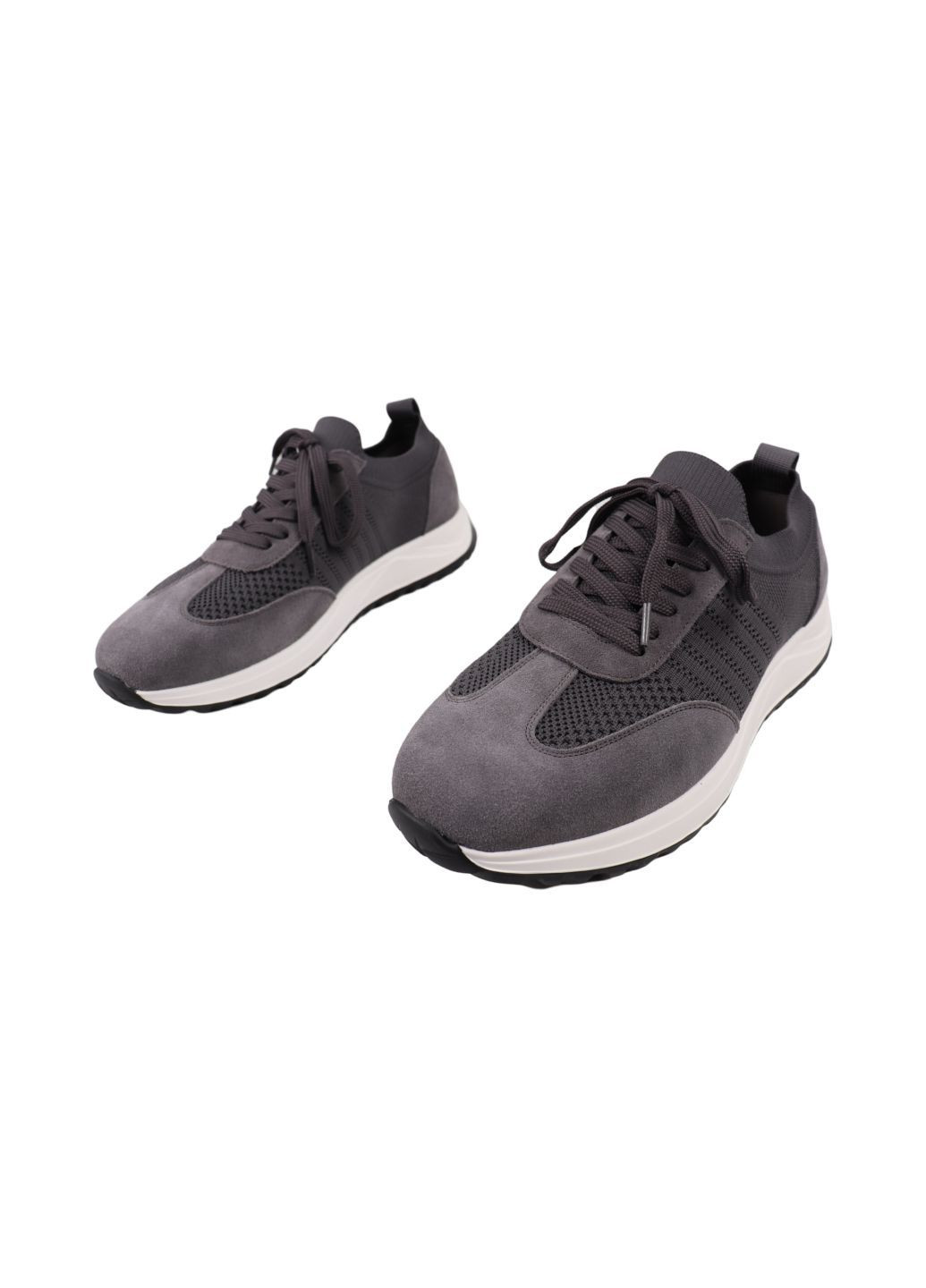 Сірі кросівки чоловічі сірі текстиль Brooman 1041-25LK